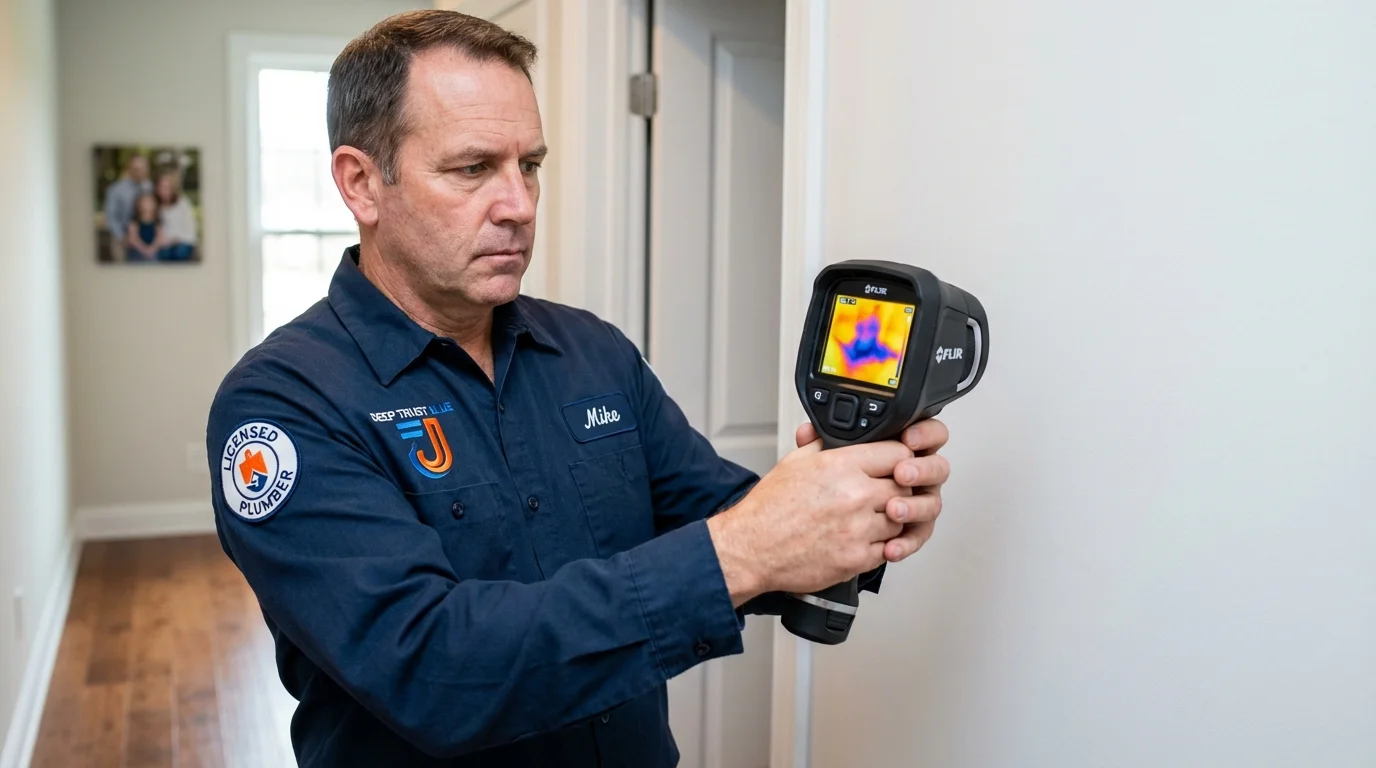 Thermal imaging leak detection by Johns Plumbing LLC in Duluth